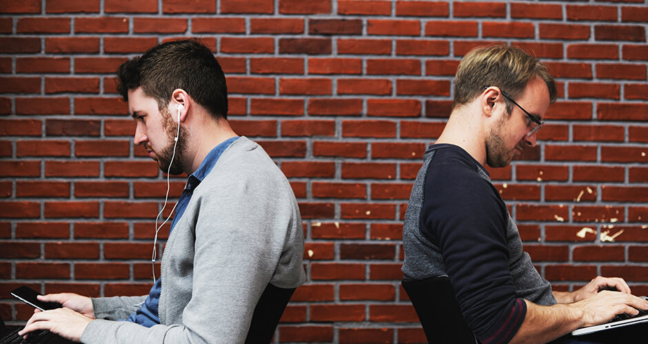 Team working calmly while AI handles the easy chats